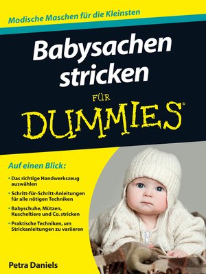 cover image of Babysachen stricken für Dummies